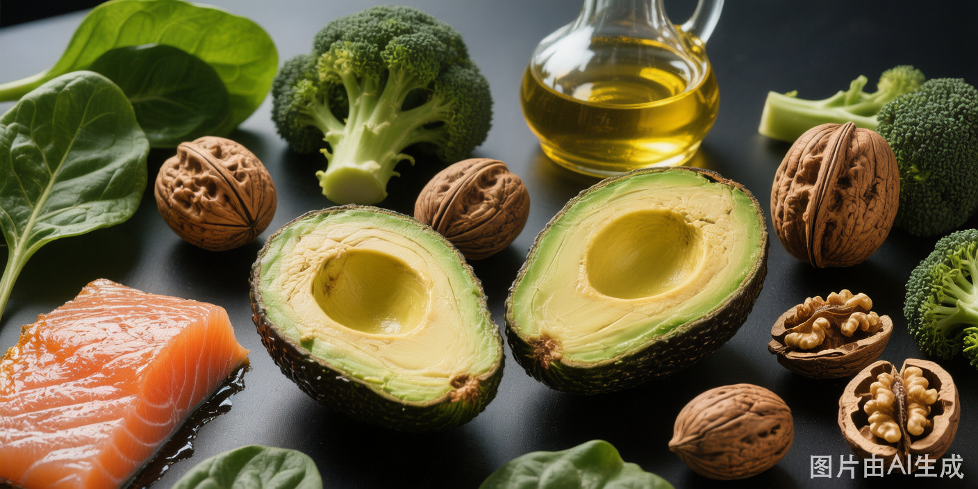 Metabolic health foods — avocado, salmon, nuts